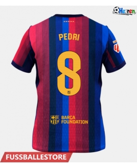 Günstige Barcelona Pedri Gonzalez #8 Heimtrikot 2026-27 Kurzarm